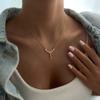 Multicolor Zircon Flower Cluster Pendant Necklace for Women Minimalist Gold Plated Heart Choker Wedding Statement Jewelry Gifts