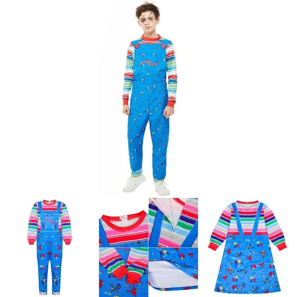 Adorable Child's Play Licensed Chucky Costume For Halloween Kids Fancy Dress