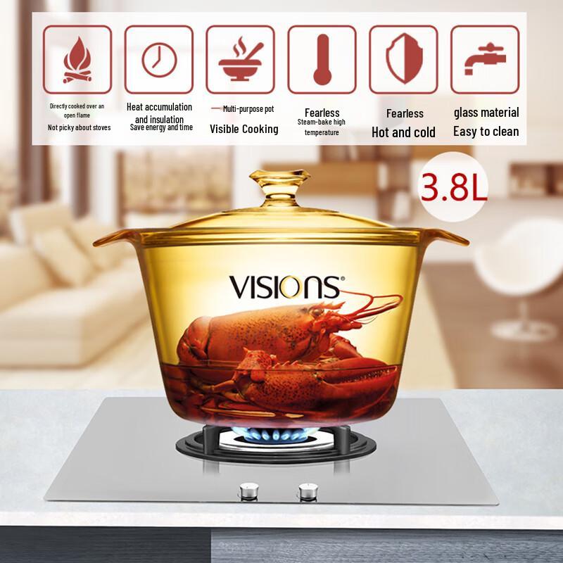 VISIONS 3.8L Crystal Series Health Pot