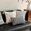 Modern French Black & Beige Cushion Set - Light Luxury Sofa & Bed Throw Pillows