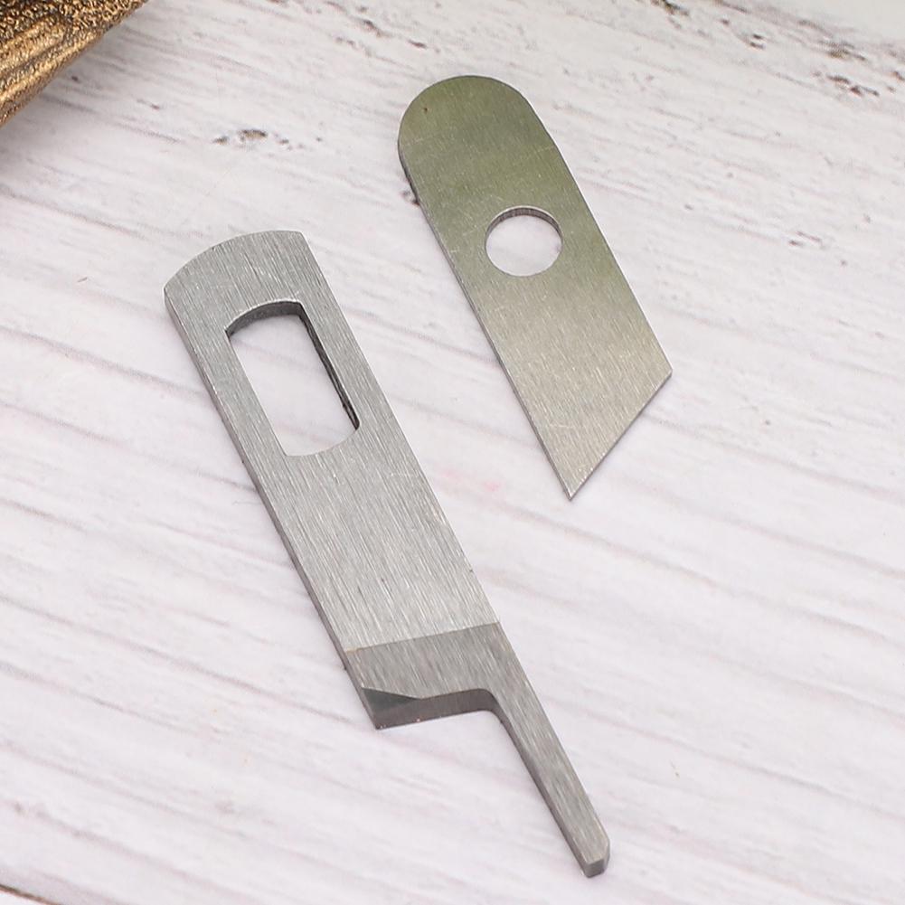 2Pcs Upper Lower Blades Household Multifunction Sewing Machine for SINGER 14U LOWER KNIFE