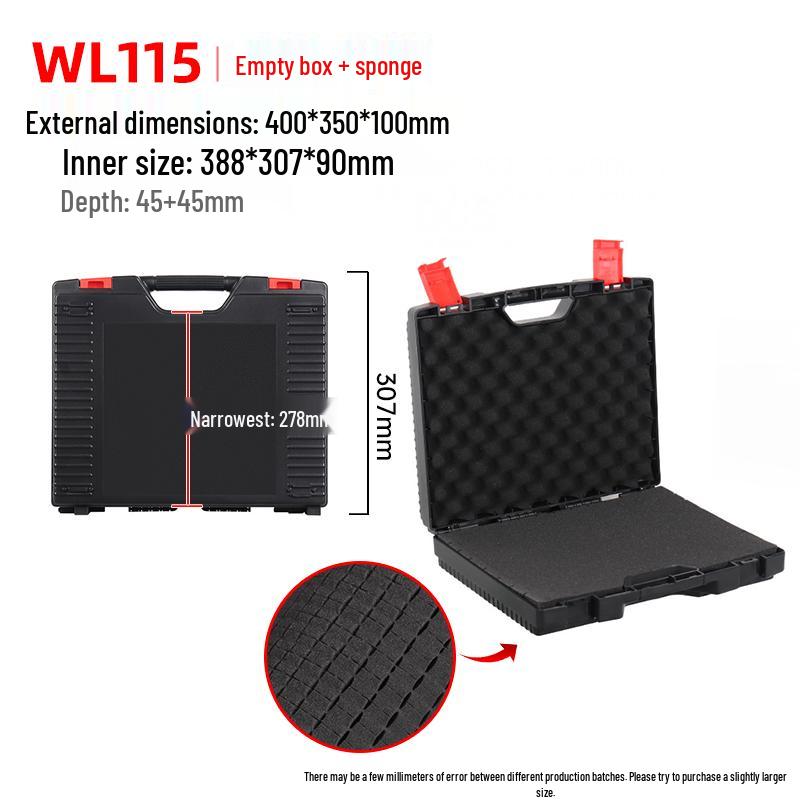 Multi-Functional Tool Storage: Handheld Plastic Box for Tools, Electric Drill, and Multimeter Equipment