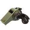 2pcs Outdoor Whistle Compass Thermometer 3 In1whistle Couple Survival Whistle Field Training Survival Tools - PR