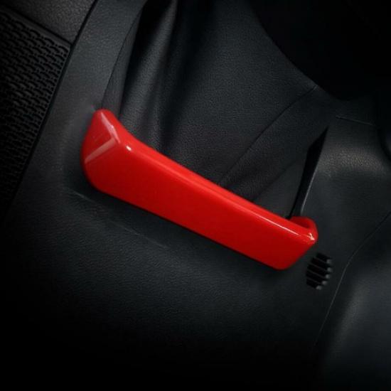 For - Jeep Gladiator JT Red Car Steering Wheel Height Adjust Covers Trim