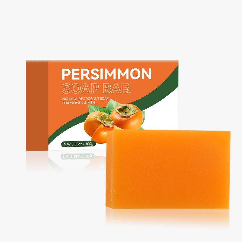 1PC PERSIMMON SOAP persimmon soap odor removal handmade soap bath cleaning soap persimmon soap