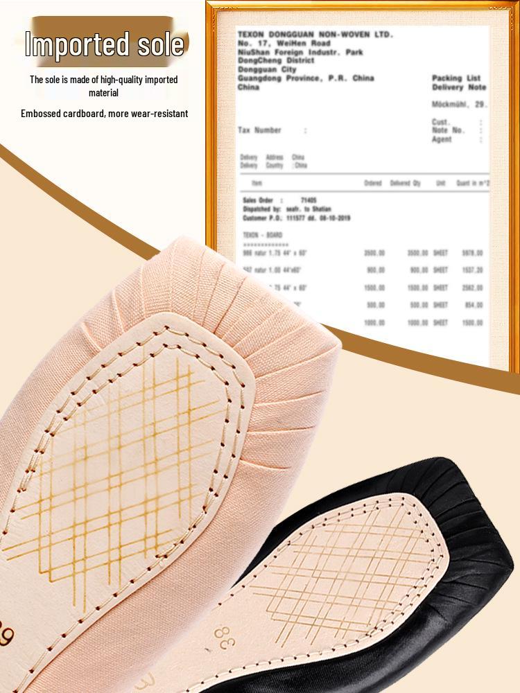 Beginner Youth & Adult Ballet Pointe Dance Shoes for Practice & Performance