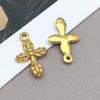 2Pcs Stainless Steel Charms Pendants For Cross Charms For Jewelry Making Supplies Christ Bracelet Necklace Earrings Accessories
