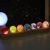 Fantasy Colorful Glass Star Ball Luminous Planet Astronomy Planets Ball Fantastic Style Home Decoration Cosmic Model Xmas Gift