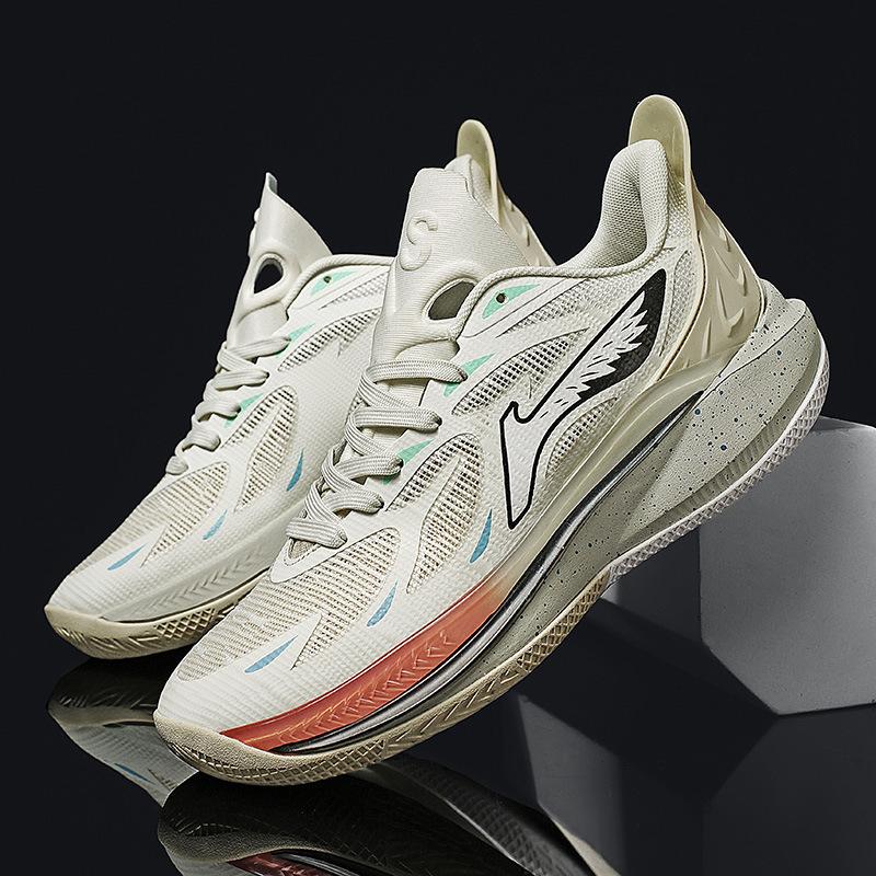 Spot online basketball shoes men's and women's actual combat, mesh summer breathable adult non-slip and wear-resistant children's sneakers