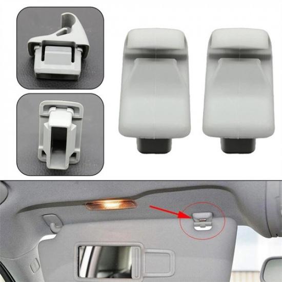 

2x Car Sun Visor Holder Clip For Mitsubishi Lancer Outlander Sport ASX MR654343