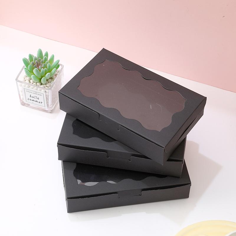 10Pcs/Pack Cardboard Wrap Box Packaging DIY Food Paper Mother's Day Birthday Party Gift Boxes Candy Packaging Boxes