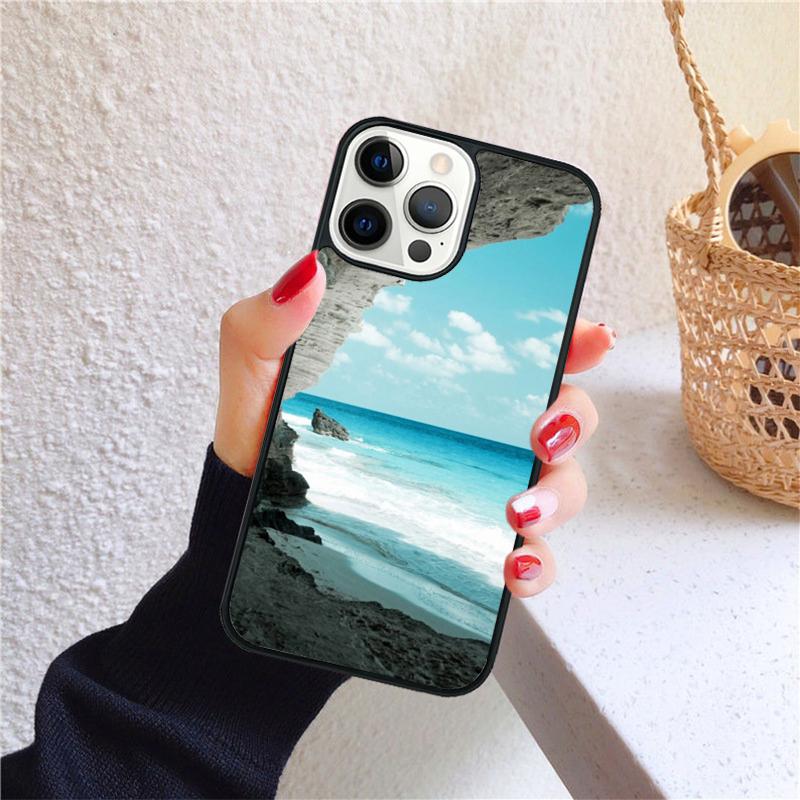 sea waves soft Phone Case Cover For iPhone 17 Air 16 15 14 12 13 Pro Max Plus coque Shell Fundas