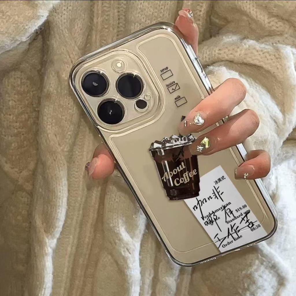 Universeller Kaffeebecher und Weiche Hülle für iPhone 14/15/16/17/17 Pro Max