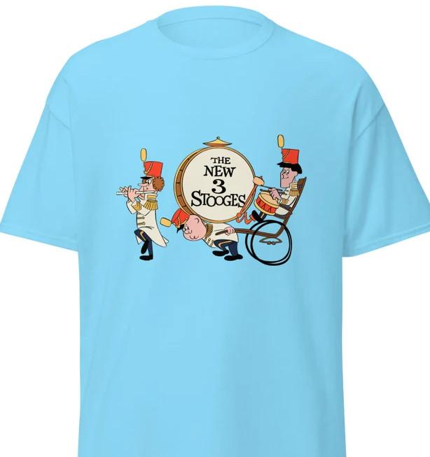 

The New Three Stooges T-Shirt Short Sleeves Gift For Men Women Unisex T-Shirt XXXXL