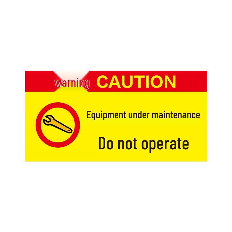 An Yi  Do Not Close Switch  Safety Warning Sign 20x30cm