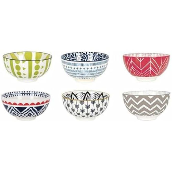 Bol - Hanae - Ø 11 cm - Multicolore - Porcelaine/Céramique/Grès