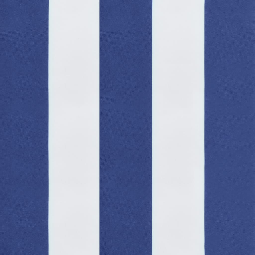 Vidaxl Poduszka Na Ławkę, Biało-Niebieskie Paski, 150X50X7 Cm, Tkanina