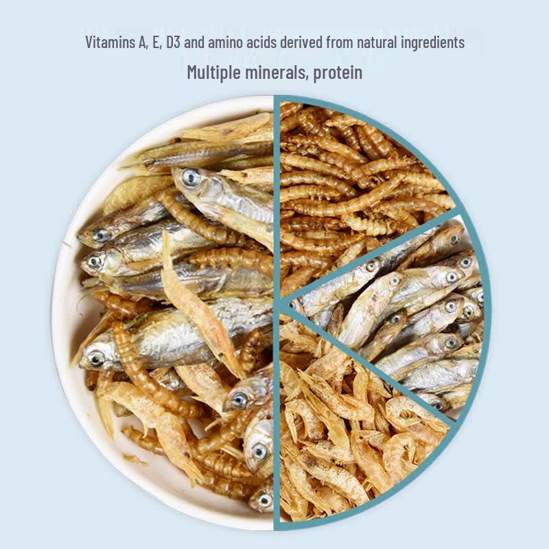 Zhenshou 3-in-1 Floating Turtle Food Mix