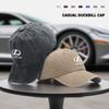 Car Logo Baseball Cap Washed Denim Vintage Hip Hop Caps For Lexus GS IS LS500h ES260 ES300h RX350h NX260 UX260 LM LC RZ450e TX