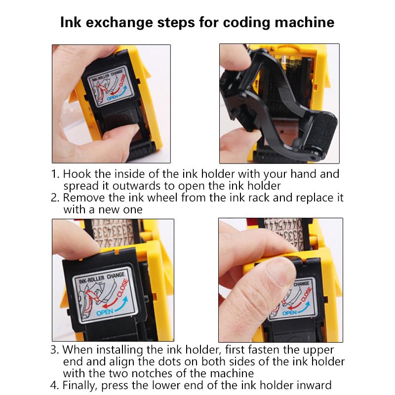 Digitale Etikettierpistole Handheld Preisetikettierpistole Markiermaschine Etikettierer Etikettierer Aufkleber
