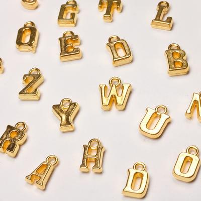 Home Party Supplies Keychain Letter Necklace Handmade Accessories 14-16mm*8-9mm 20Pcs Jewelry Making Fashion A-Z Alphabet Acrylic Pendants DIY