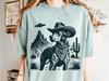 Vintage Dalmatian UFO Shirt – Western Cowboy Dalmatian Tee, Retro Alien Dog T-Shirt, Gift for Dalmatian Mom, Dad & Dog Lovers