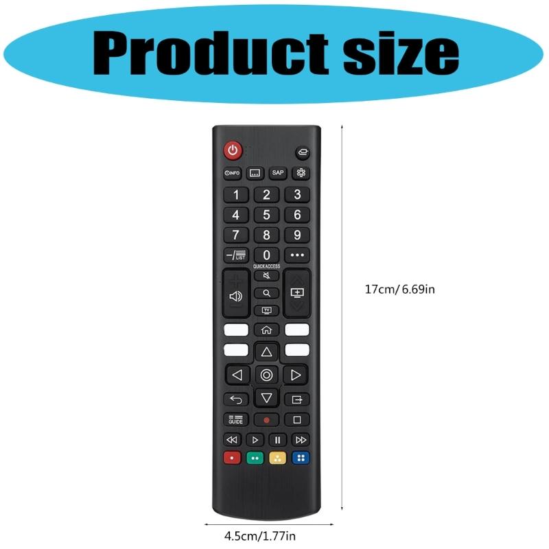 Wide Compatibility TV Remote Control Ergonomic Design for TVs AKB76037601 AKB76040302