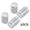 4pcs Car Wheel Tire Valve Caps Tyre Stem Covers Airdust Waterproof For Skoda VIRS Octavia Kamiq Kodiaq Karoq RS Superb Fabia