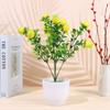 Garden Greenery Decoration Bonsai for Home Lemon Branch with Green Leaves Fruit Artificial