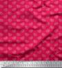 Soimoi Japan Crepe Satin Fabric Dot & Paisley Print Fabric by Metre 42 Inch