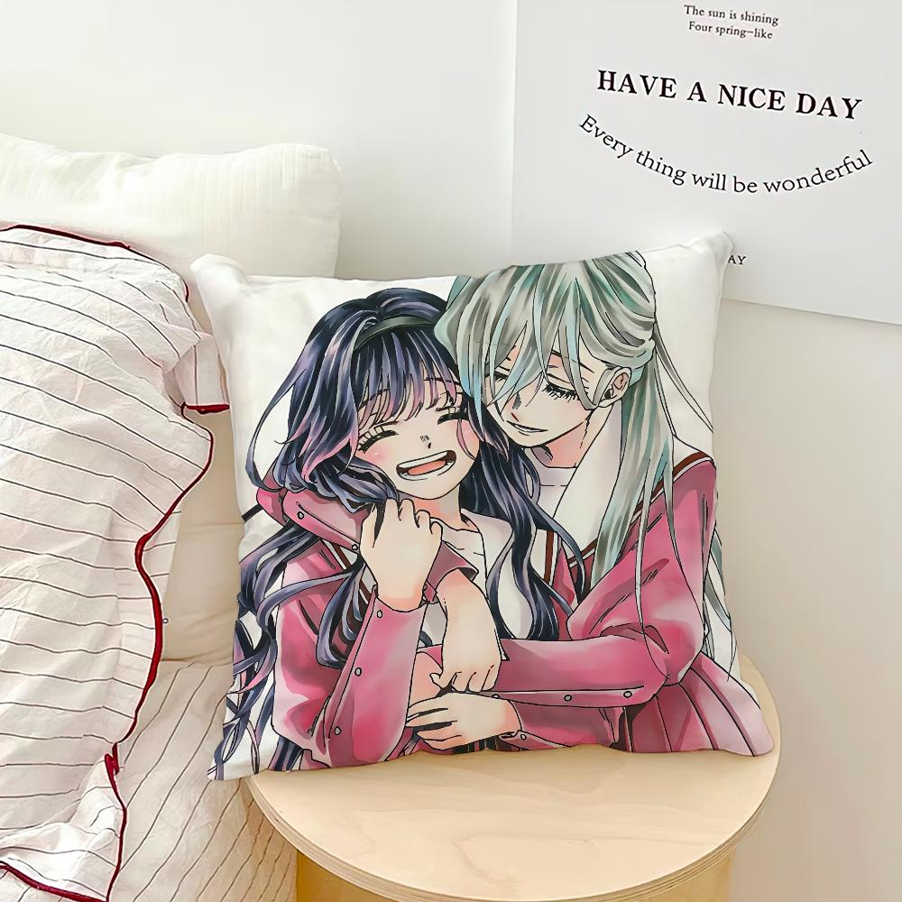 

манга Душистый цветок расцветает с достоинством Удобная мягкая наволочка для дивана, гостиной, домашнего декора, защитные чехлы 40x40CM(16x16in)