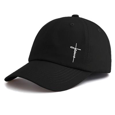1pc Faith Print Baseball Cap for AdultsMinimalist Retro Style Casual Soft Adjustable Dad HatPerfect As Gift