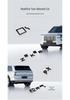 Black Decorative Covers for Zeekr 9X Car Logos - Front & Rear Metal Protection Accessories