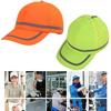 Baseball Cap Wide Brim Fluorescent Safety Hat Bright Color Adjustable Size Wide Brim Prevent Sunburn