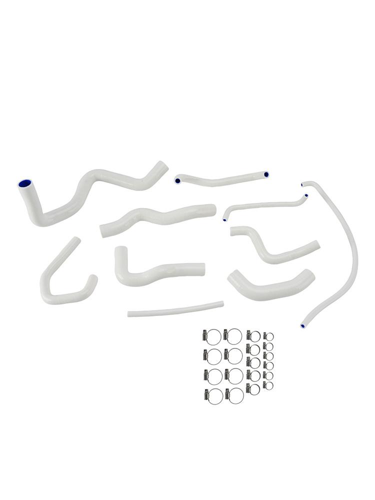 Silicone Radiator Coolant Hose Kit For Kawasaki Ninja 636 ZX-6R 09-26 White