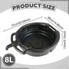 Oil Change Drain Pan Drip Catcher Container Automotive Repair Tool