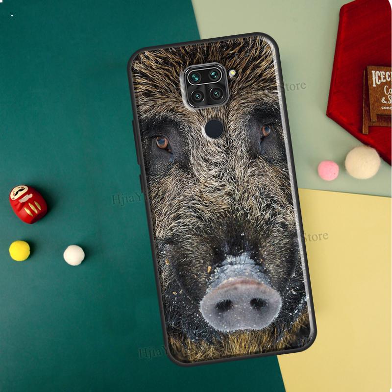 Wild Boar Case For Xiaomi Redmi 10 9 9A 9C 9T Cover For Redmi Note 11 10 7 8 9 Pro 9S 11S 10S Coque