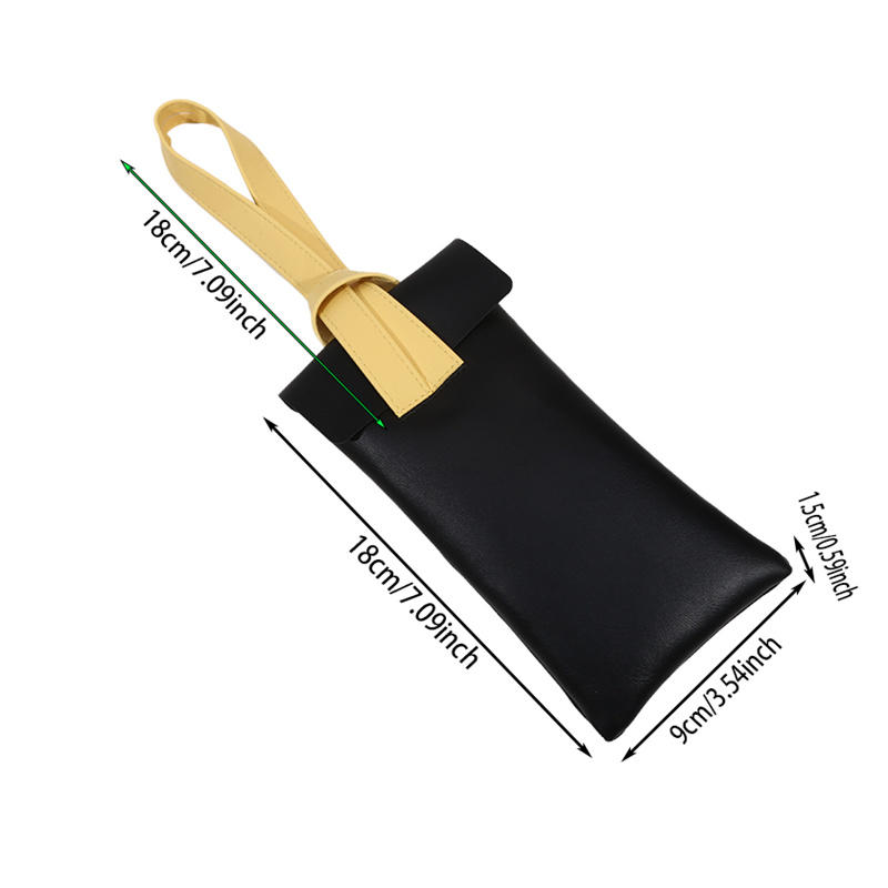 PVC Leather Sunglasses Letters Travel Portable Hanging Glasses Pouch Personalized Fashion Cosmetic Bags Glasses accessories