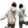 Polaris Unisex Embroidered Hoodie - Velvet-Lined Cozy Sweatshirt for Couples, Autumn/Winter Style.