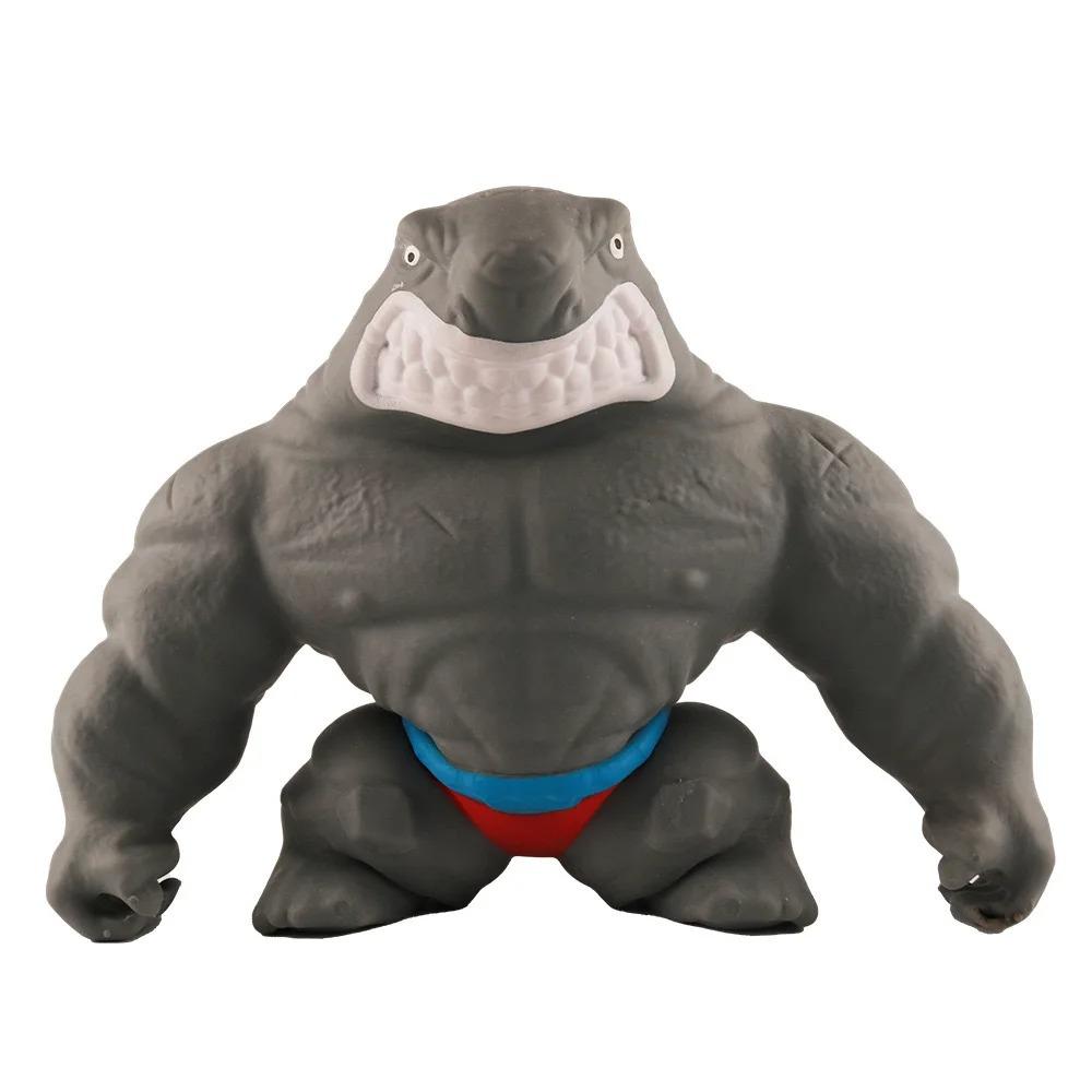 Giant Horror Shark Animal Tiger Gorilla Anti Stress Shaping Slow Rebound Adult Squeeze Pull Stress Relief Toys Birthday gift