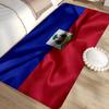Vintage Haiti Haitian Flag Hallway Carpet Non-Slip Laundry Room Mat Laundry Decor Balcony Child Living Room Toilet Rug