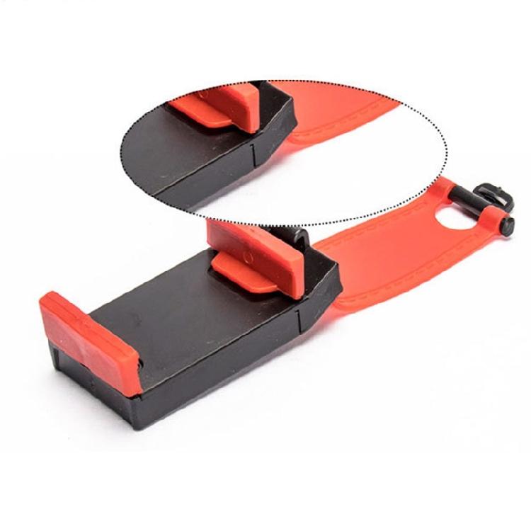 Car Steering Wheel Mobile Holder Car Steering Wheel Phone Clip 105mm for Frequent Drivers Requiring Hands Frees Operate