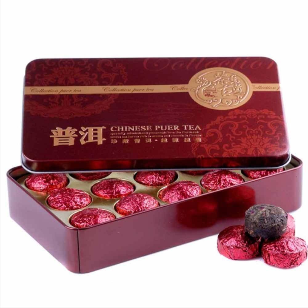 Rose Mini Ripe Puer Tuocha Yunnan Shu Puerh Confezione Regalo 75g