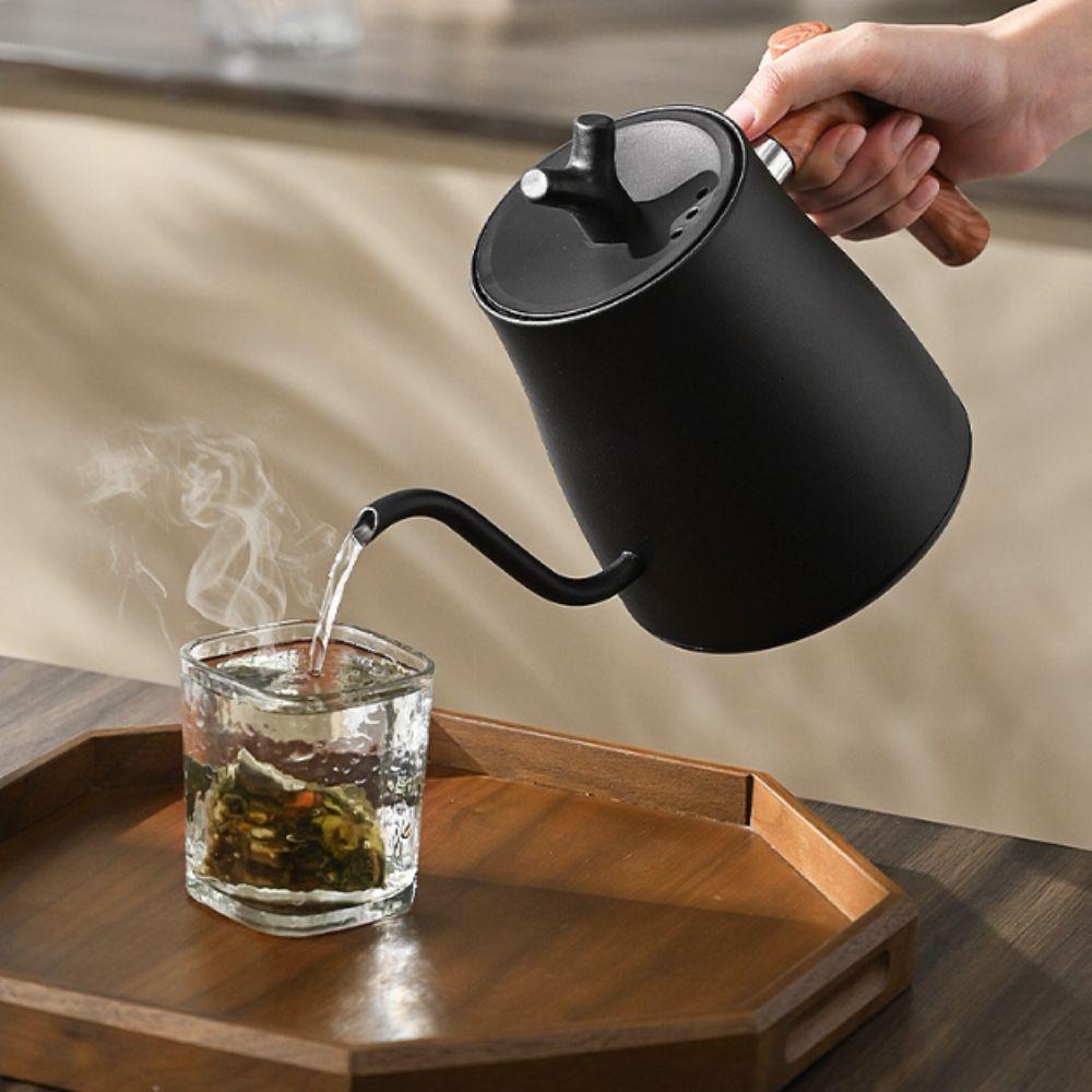 1000ML Gooseneck Electric Kettle Smart Temperature Control Automatic Power Shut-off Pour-Over Coffee Kettle Fast Boil