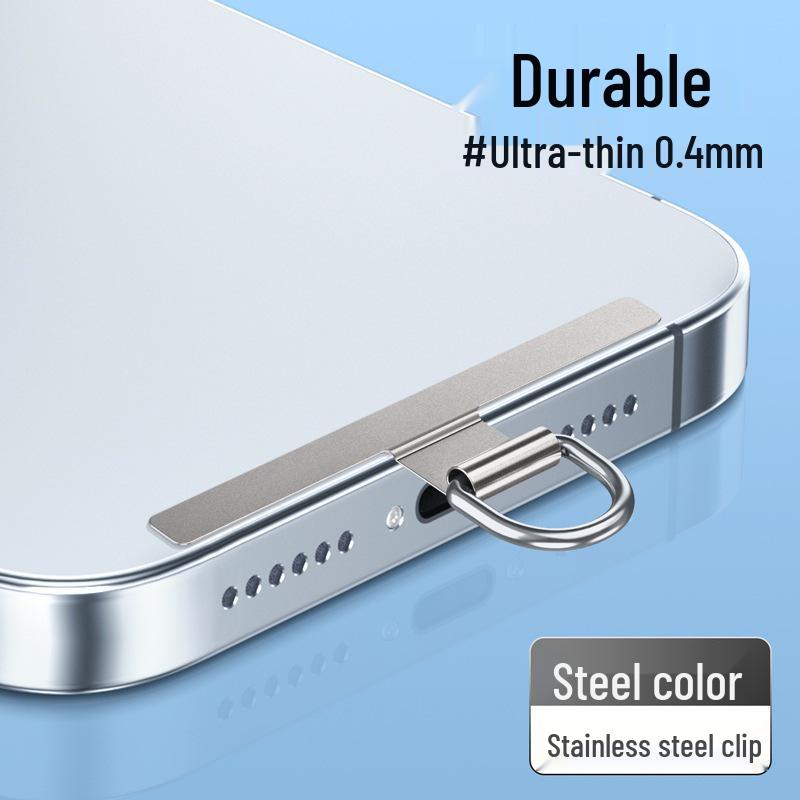 

Патч из нержавеющей стали для мобильного телефона - Ультратонкий, прочный, клипса против потери