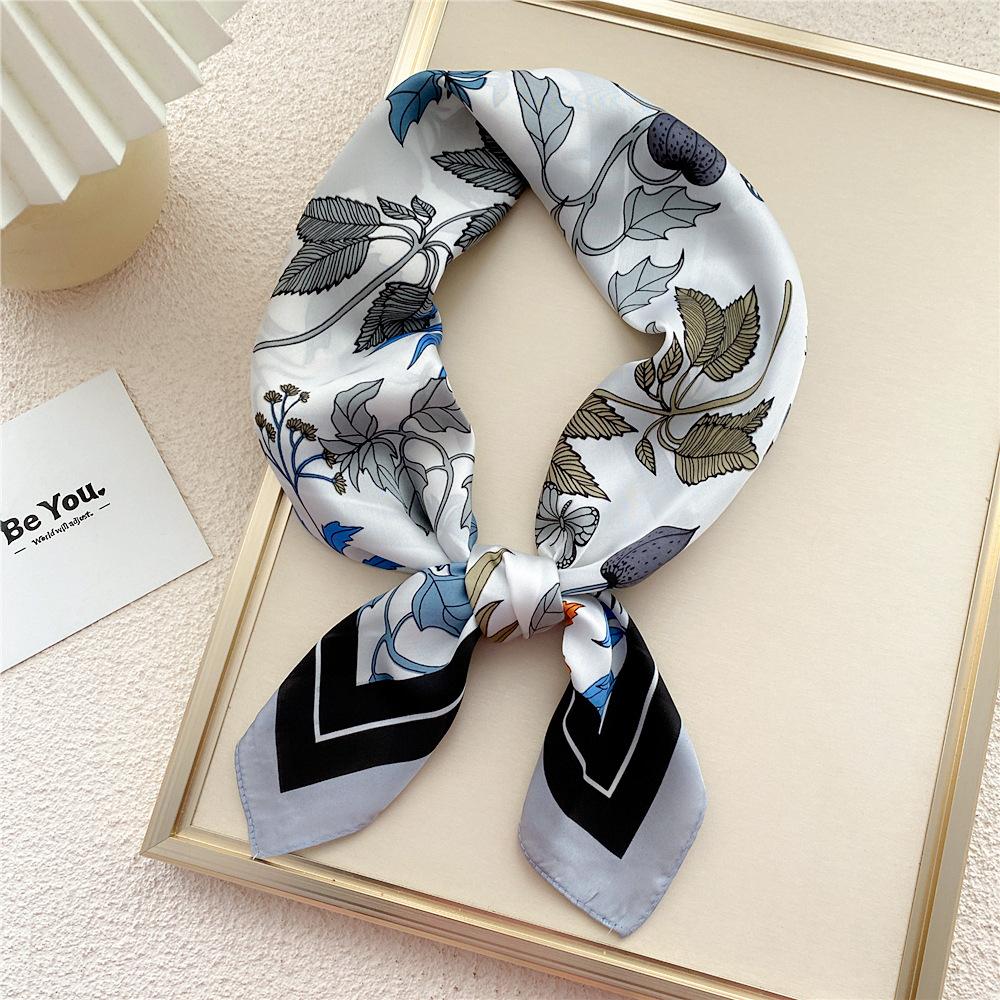 Decorație de modă Esarfă Bentita de păr Cravată Păr 70 Eșarfă pătrată mică Eșarfă de mătase Primăvară și toamnă femei Versatil Eșarfă mică Eșarfă profesională