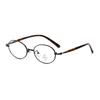 Literary And Retro, Oval Small Frame Glasses Frame, Plain Wind Anti-Blue Light Glasses Frame 00236