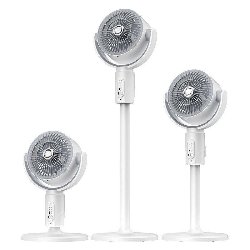 F1 USB Smart Oscillating Floor Fan with Remote - Three-in-One Desktop and Floor Use