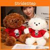 Adorable Teddy Bear Dog Plush Toy Cute Puppy Doll For Girls Birthday Gift Soft Sweater Design