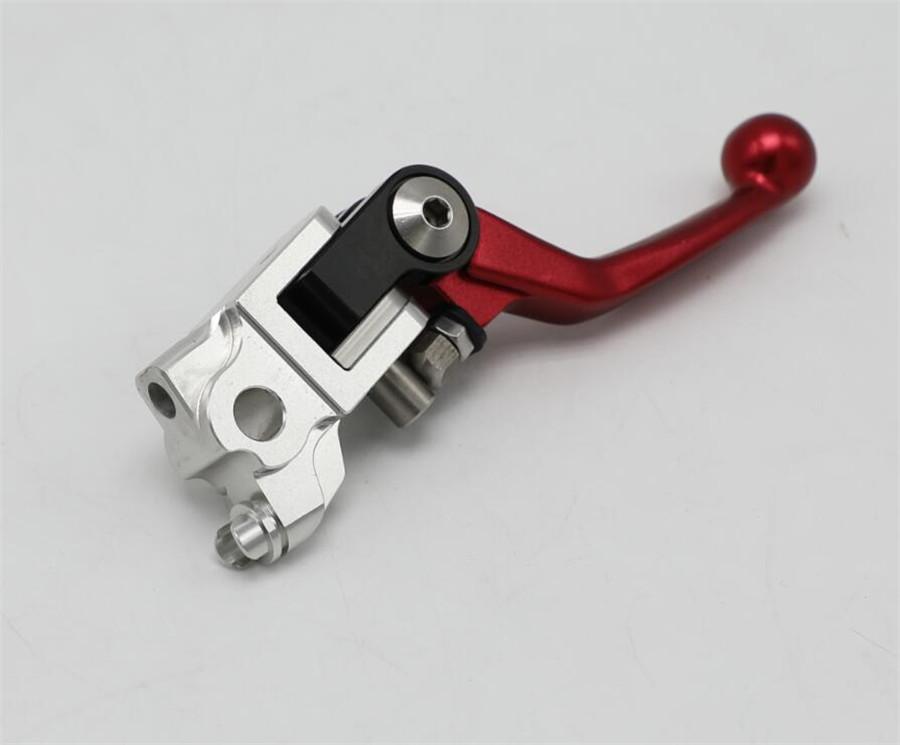 Red 4 Directions Folding Pivot Brake Lever For Honda CRE250X 2007-2012 CRF250R